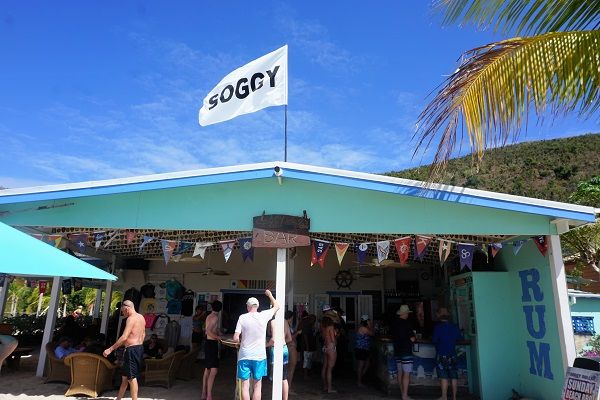 Soggy Dollar Bar on Jost Van Dyke