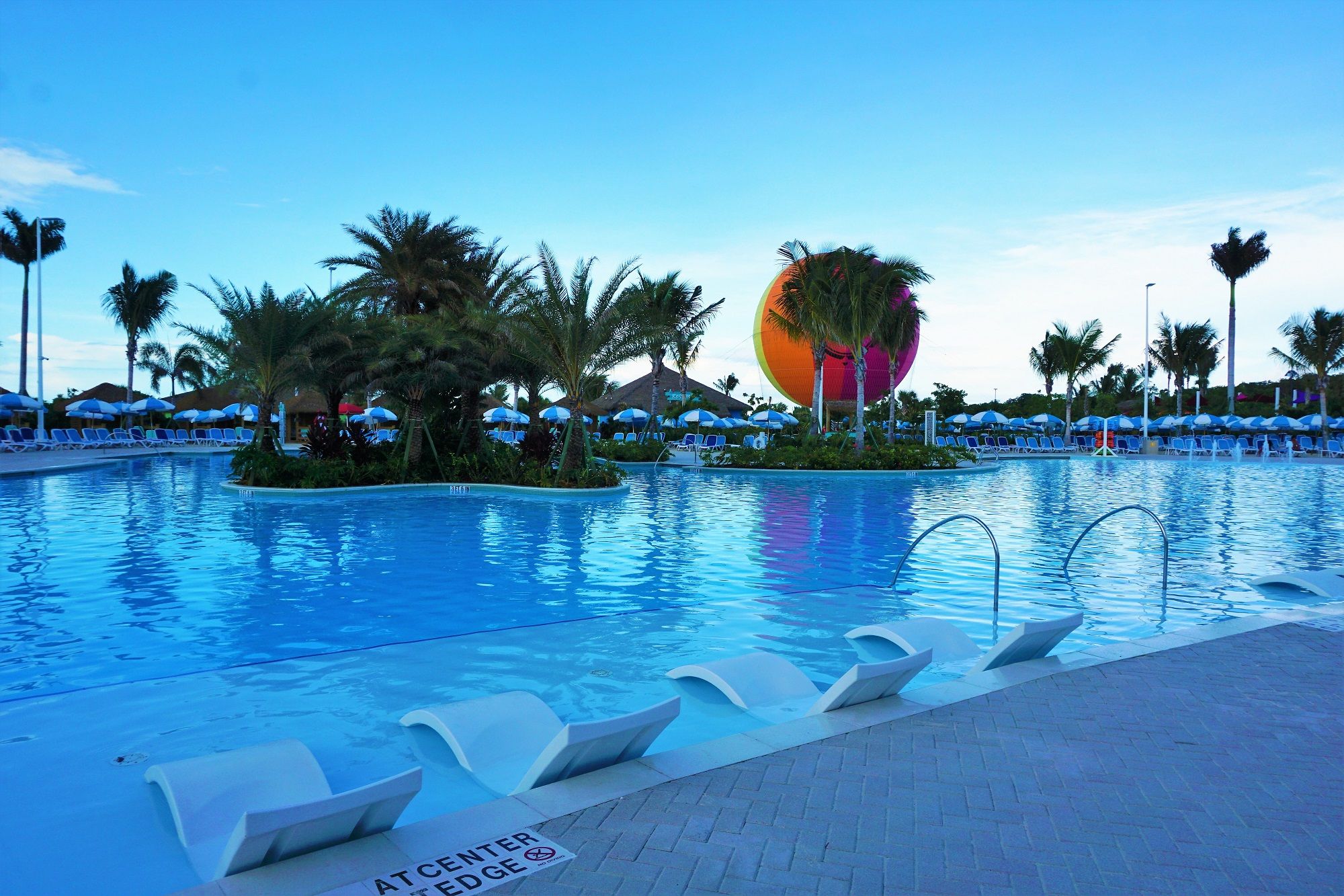 Oasis Lagoon Pool at Dusk Perfect Day at CocoCay