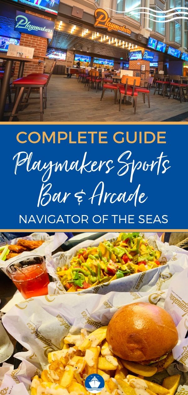 Playmakers Sports Bar and Arcade on Navigator of the Seas