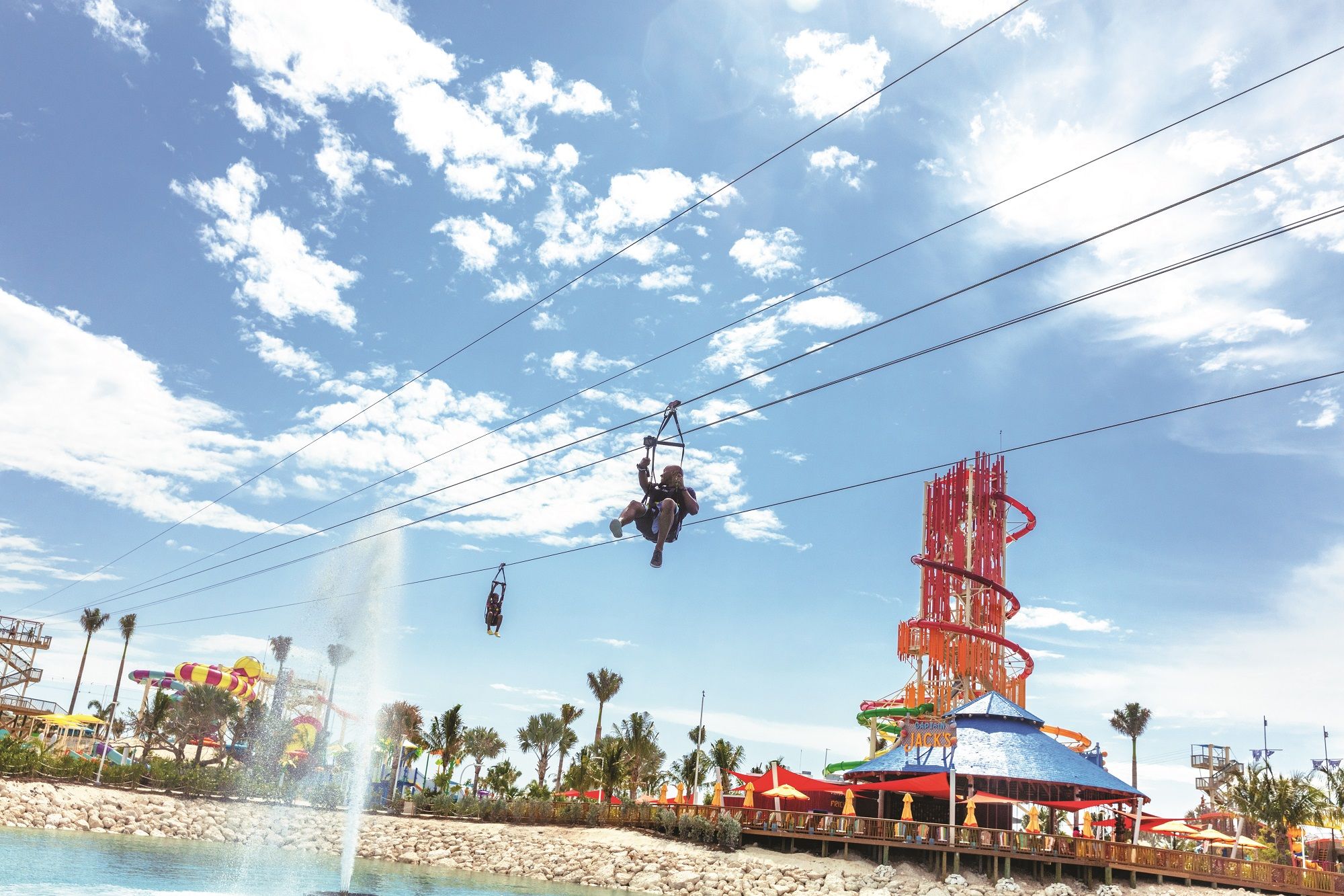 Zipline on Perfect Day at CocoCay 