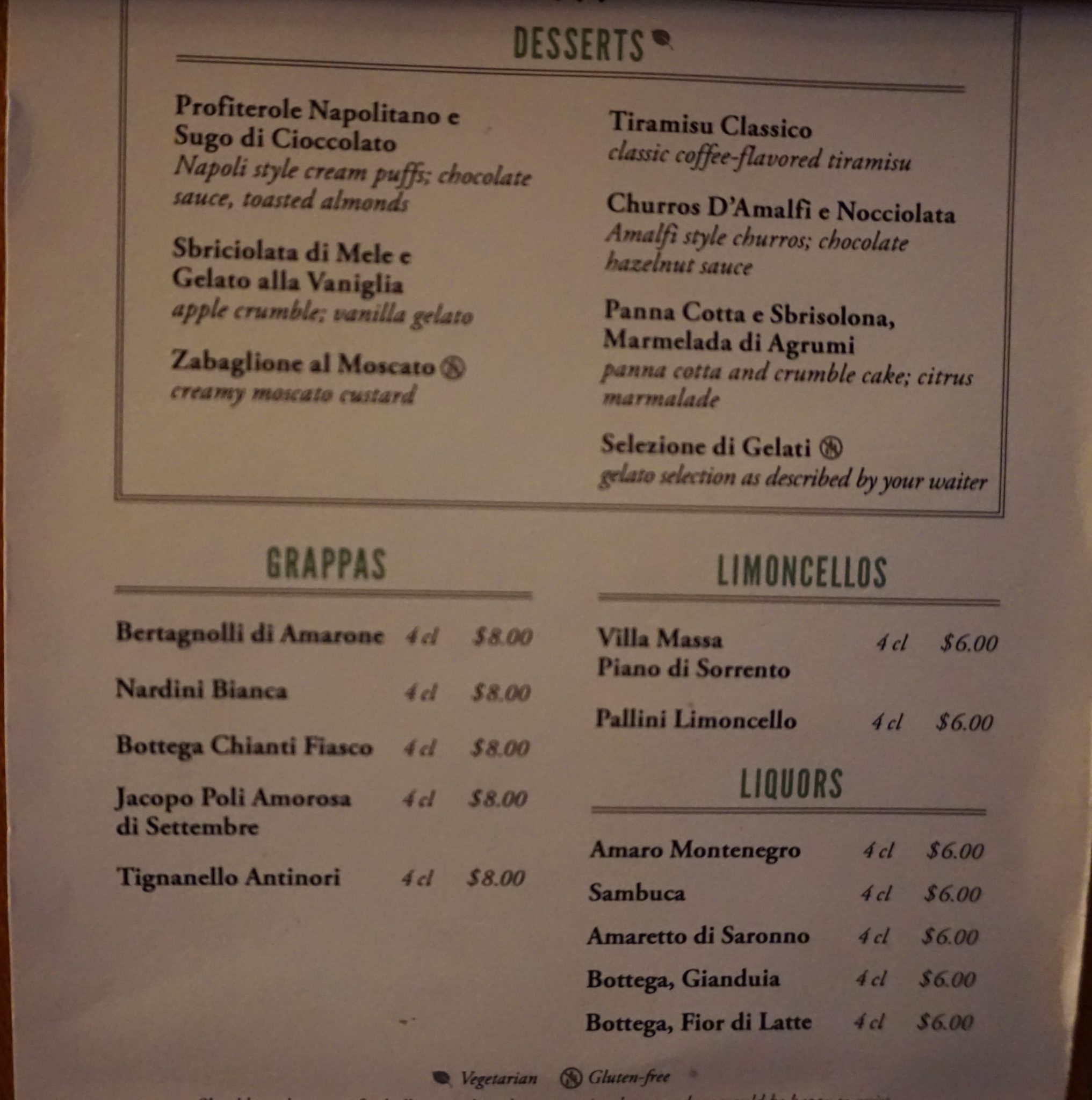 menus on viking ocean cruises
