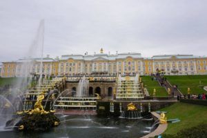 Peterhof Palace In St. Petersburg Russia