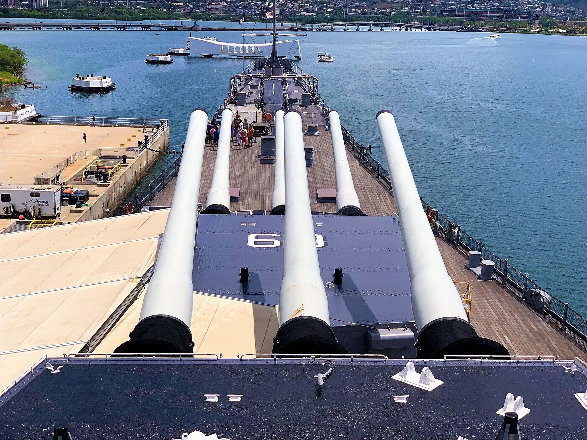 USS Missouri in Pearl Harbor Honolulu Hawaii