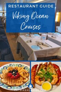 restaurant guide viking ocean cruises