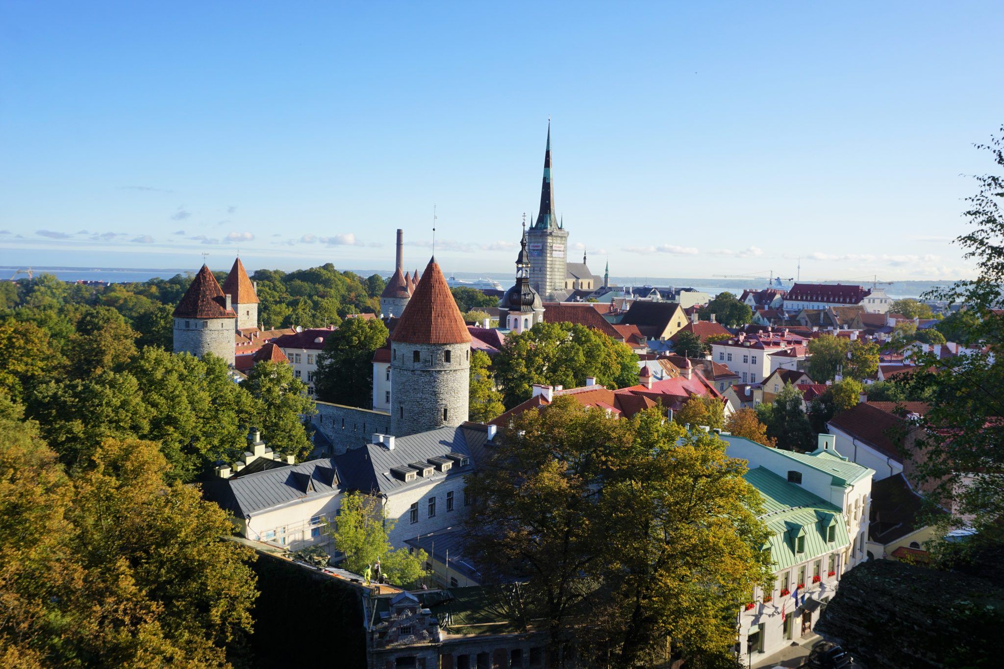 Lower Town in Tallinn, Estonia