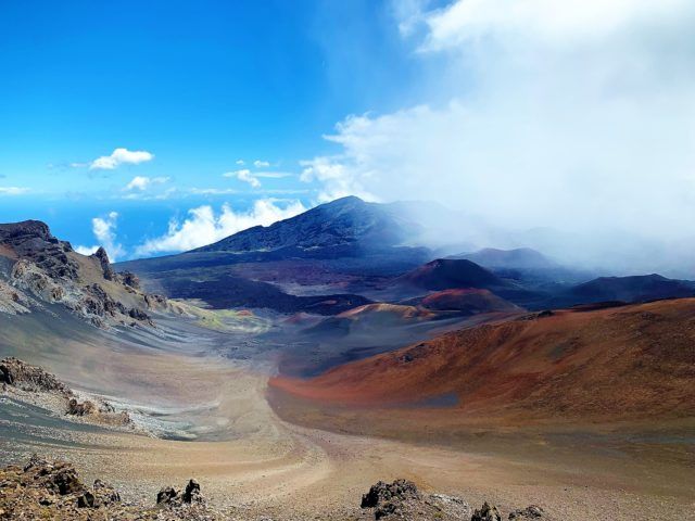Inside Haleakala Crater