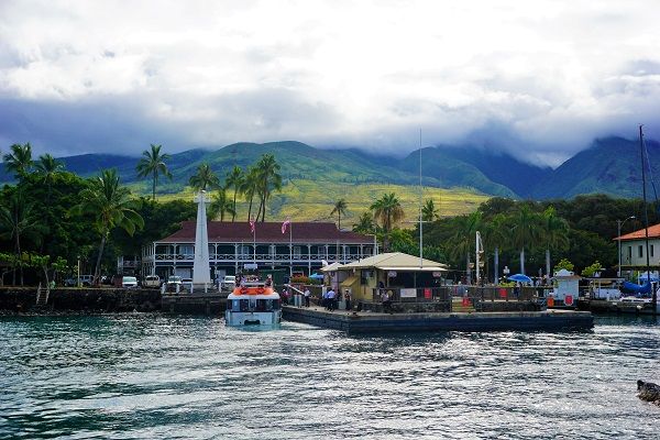 Docking in Maui, Hawaii