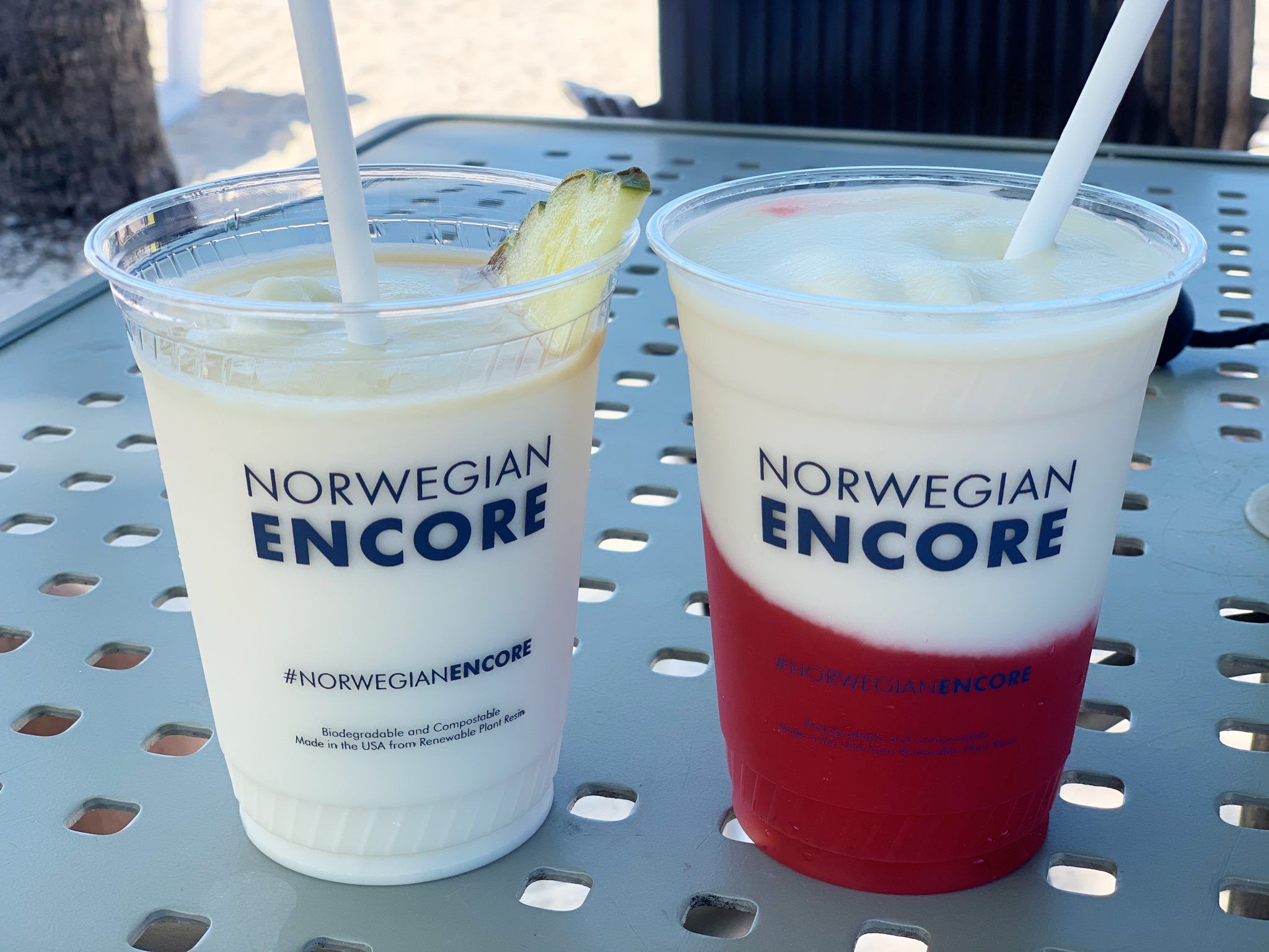 drinks on Norwegian Encore