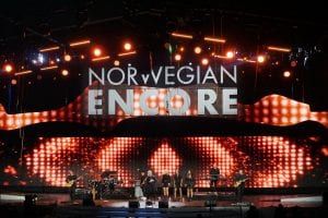 Kelly Clarkson at Norwegian Encore Christening