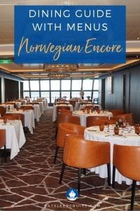 Restaurants on Norwegian Encore
