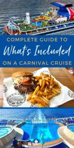 What's Included on a Carnival Cruise