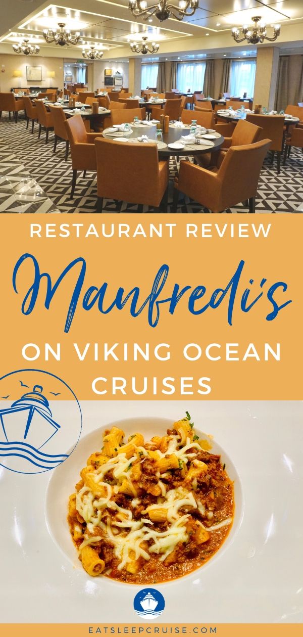 Manfredi's Italian Restaurant on Viking Ocean Cruises