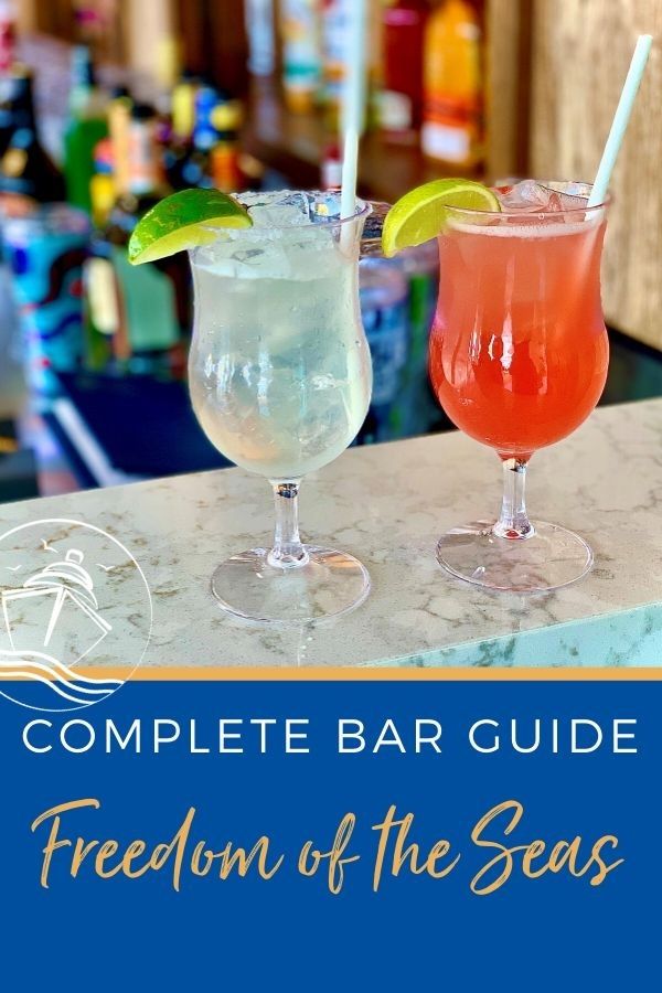 Guide to Freedom of the Seas Bars