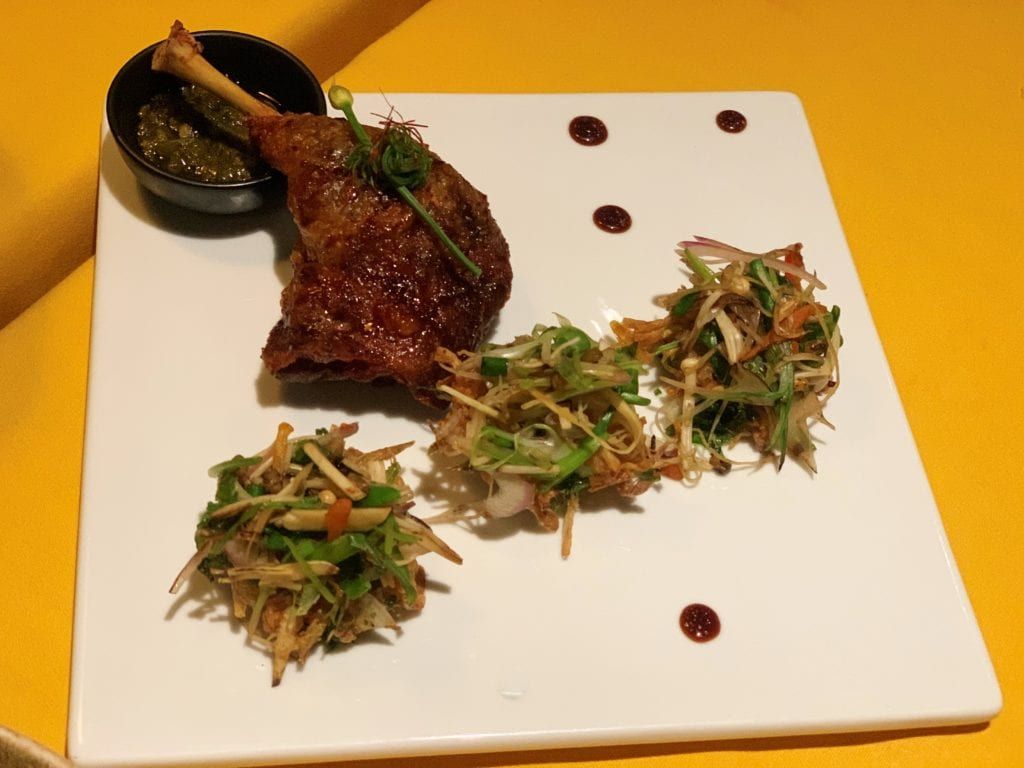 Duck at JiJi Asian Kitchen on Carnival Cruise Line