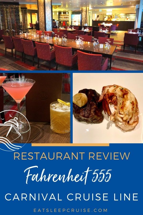 Carnival Fahrenheit 555 Restaurant Review