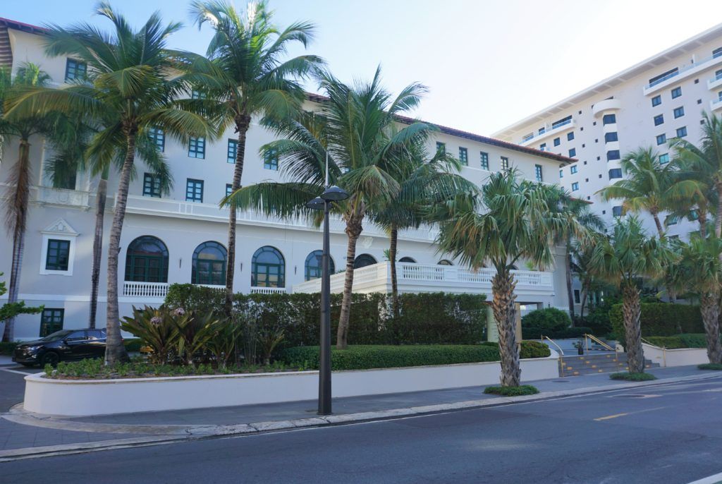 Exterior to Condado Vanderbilt in San Juan, Puerto Rico. 