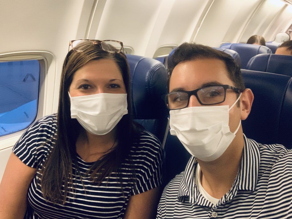 Traveling During the Pandemic on a Plane