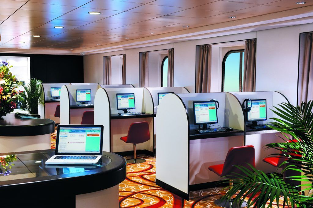 cruise lines with best internet