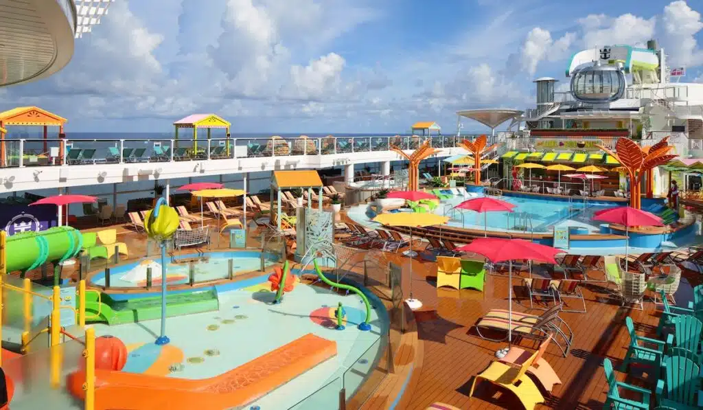 odyssey of the seas pool deck royal caribbean cruise ship