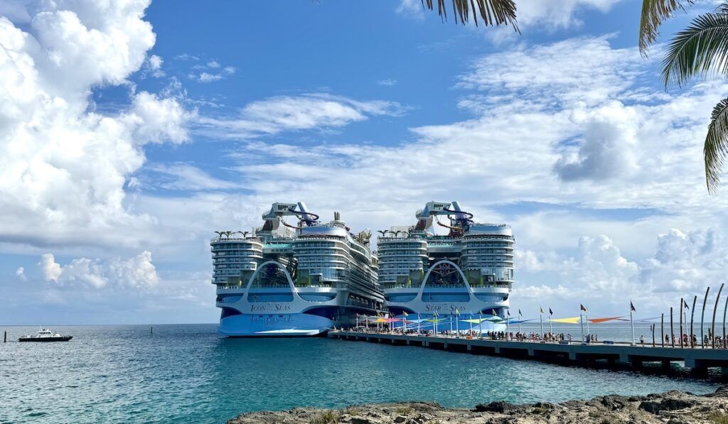 icon of the seas and star of the seas exterior featured