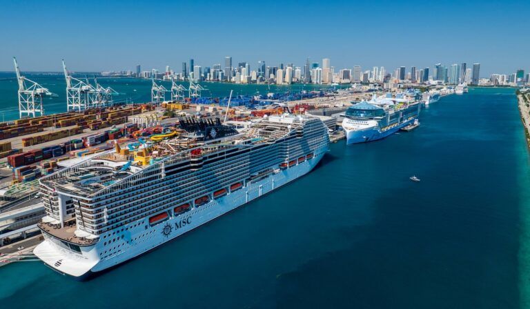 portmiami port of miami multiple cruise ships