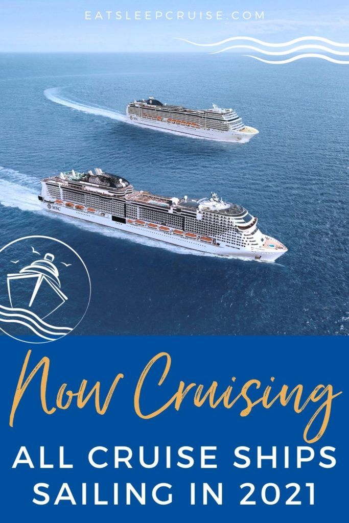 All of the Cruise Ships Sailing Right Now in 2021 | Eat Sleep Cruise