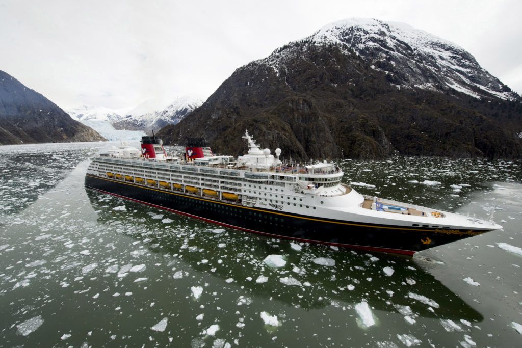Disney Cruise Line Reveals New Itineraries for Summer 2022

The Disney Wonder cruise ship sails past glaciers in a fjord as part of its Alaska itinerary. These scenic destinations are home to towering waterfalls, mammoth glaciers, rugged mountaintops and wildlife. (Diana Zalucky, photographer)