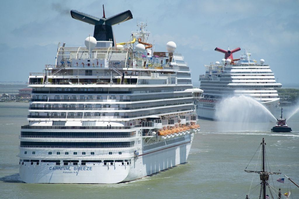 Two Carnival Ships Arrive in Galveston
