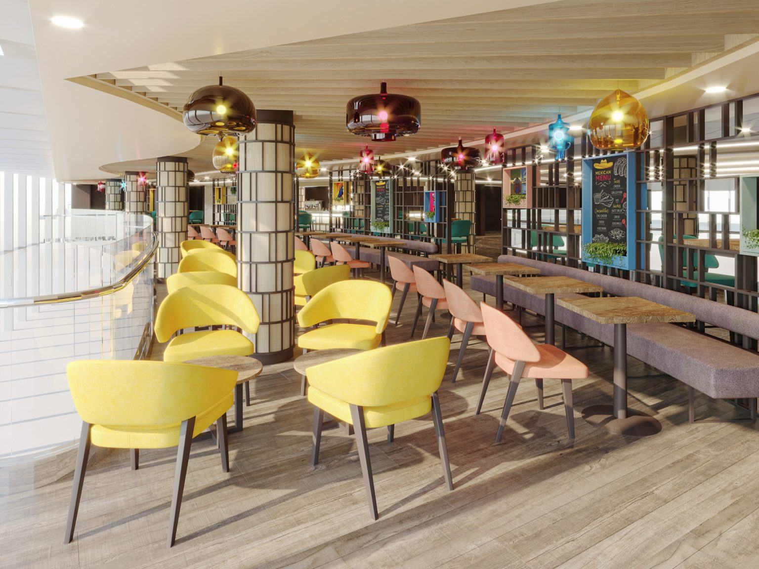 msc seashore yacht club dining room