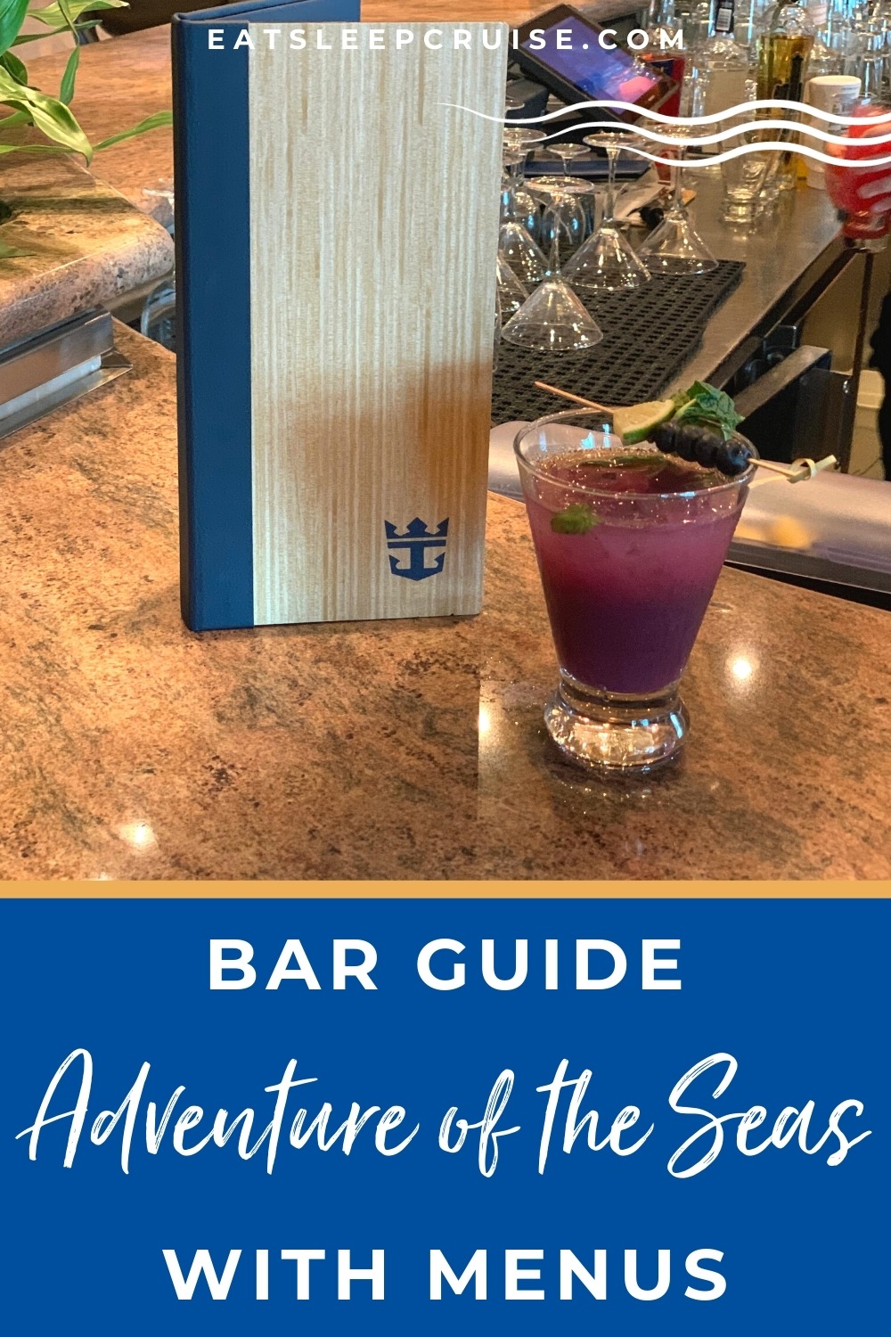 Adventure of the Seas Bar Guide With New Menus Eat Sleep Cruise