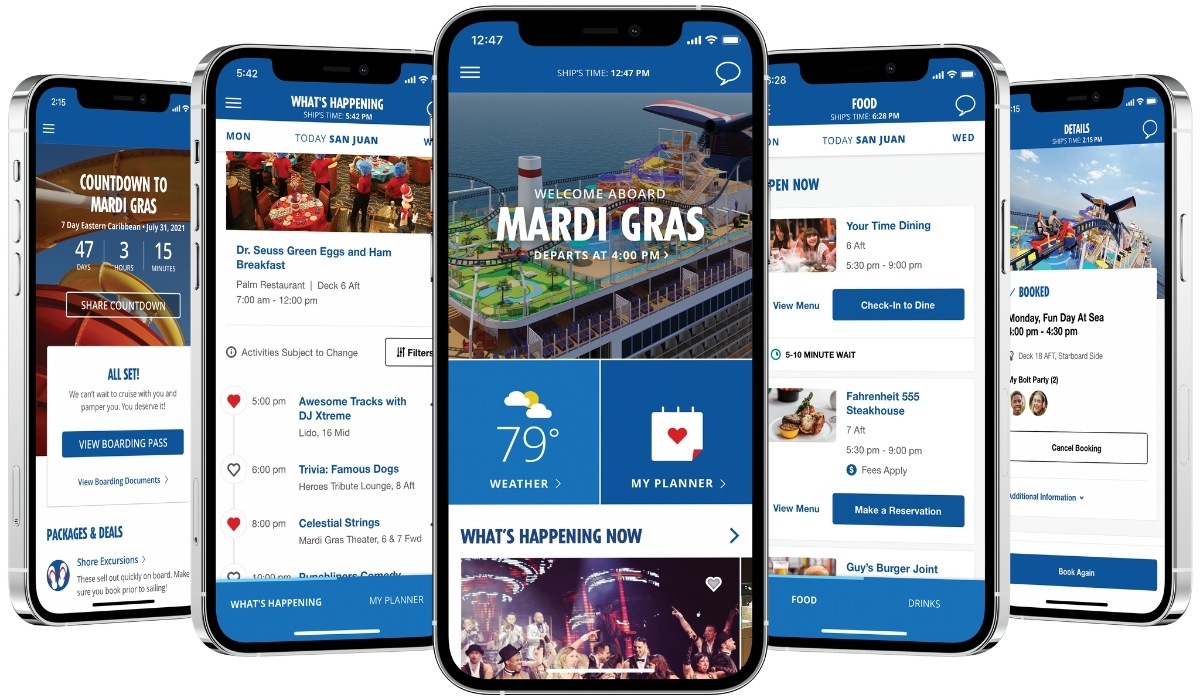 carnival hub app feature