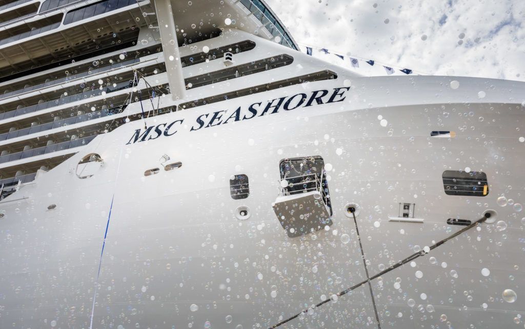 MSC Cruises Takes Delivery of MSC Seashore