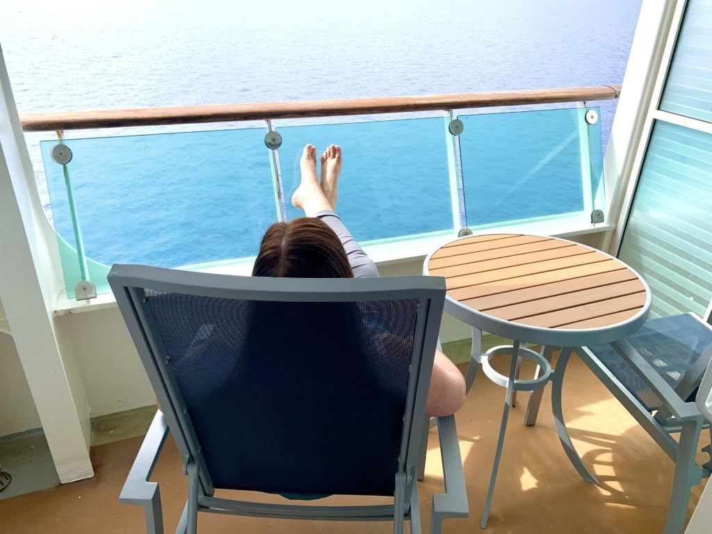 Adventure of the Seas Spacious Ocean View Balcony Review 