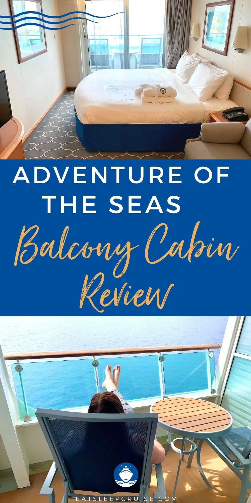 Adventure of the Seas Spacious Ocean View Balcony Cabin Review