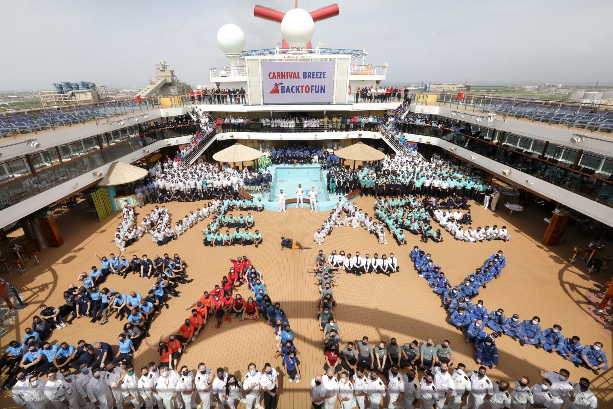 Carnival Breeze Returns to Service From Galveston Eat Sleep Cruise