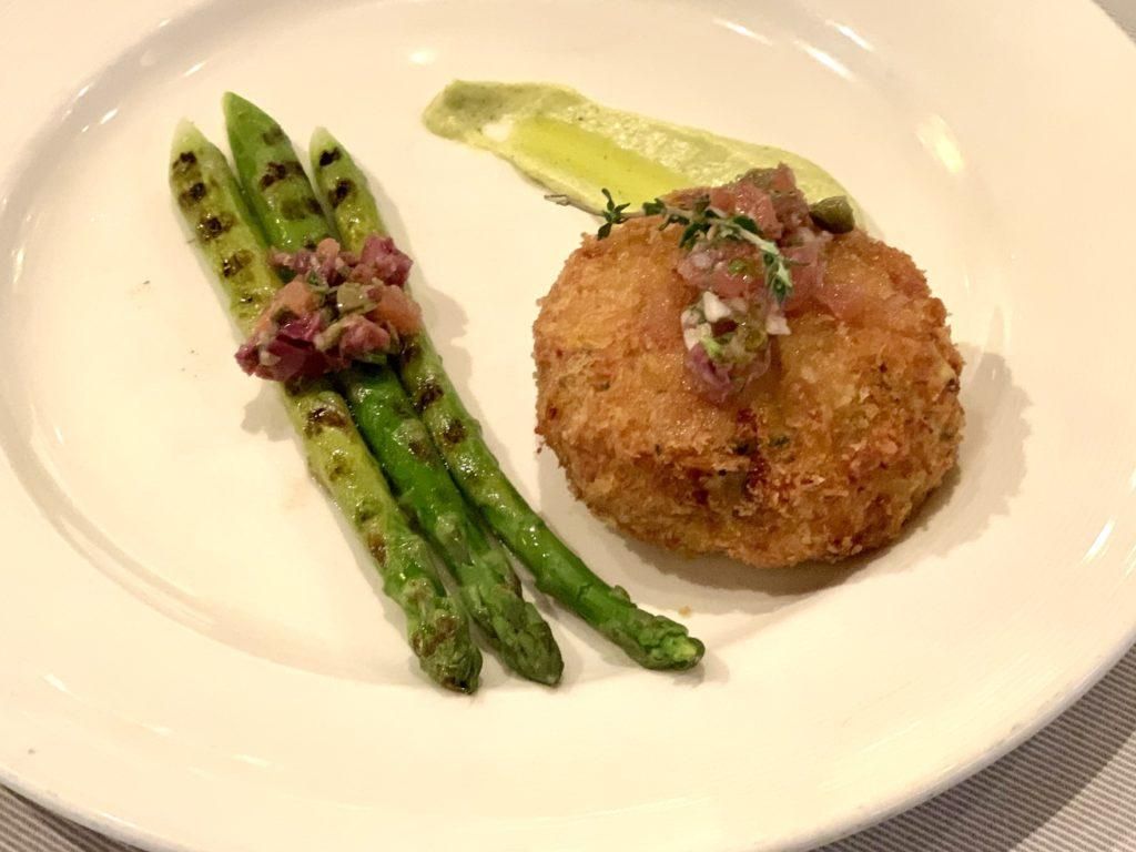 Crab Cake at Princess Cruises Crown Grill