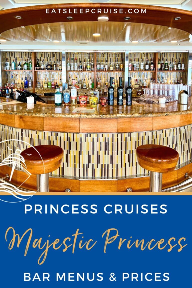 Newly Updated Majestic Princess Bar Guide With Menus (2023)