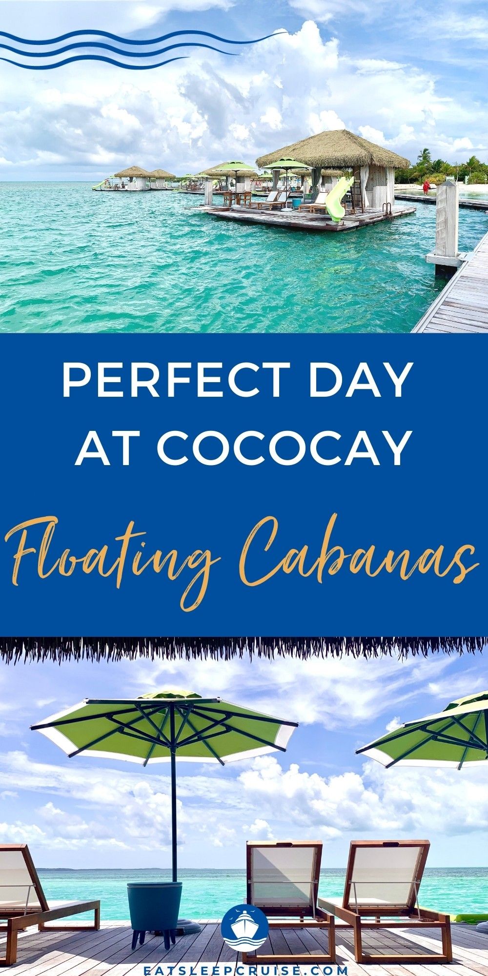 A Day at Royal Caribbean's Coco Beach Club Floating Cabanas