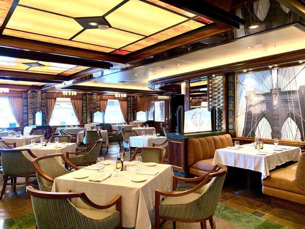 Inside the Crown Grill on Majestic Princess