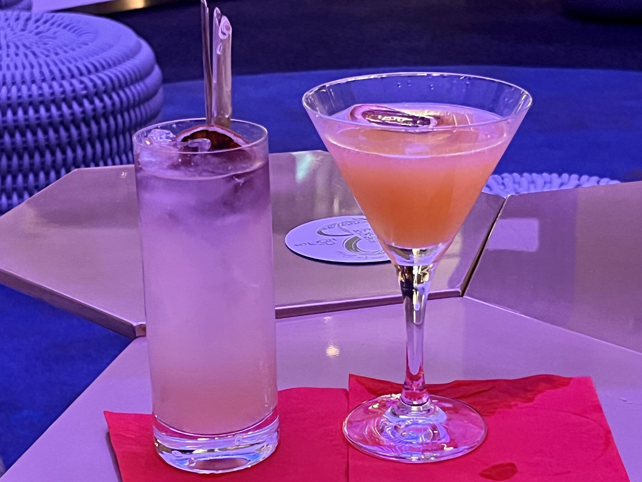 virgin cruise bar prices