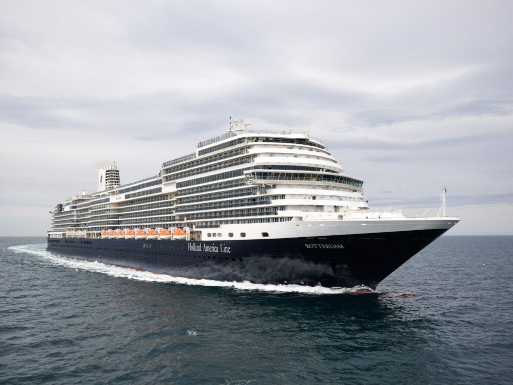 Holland America Line's Rotterdam Departs on Maiden Voyage