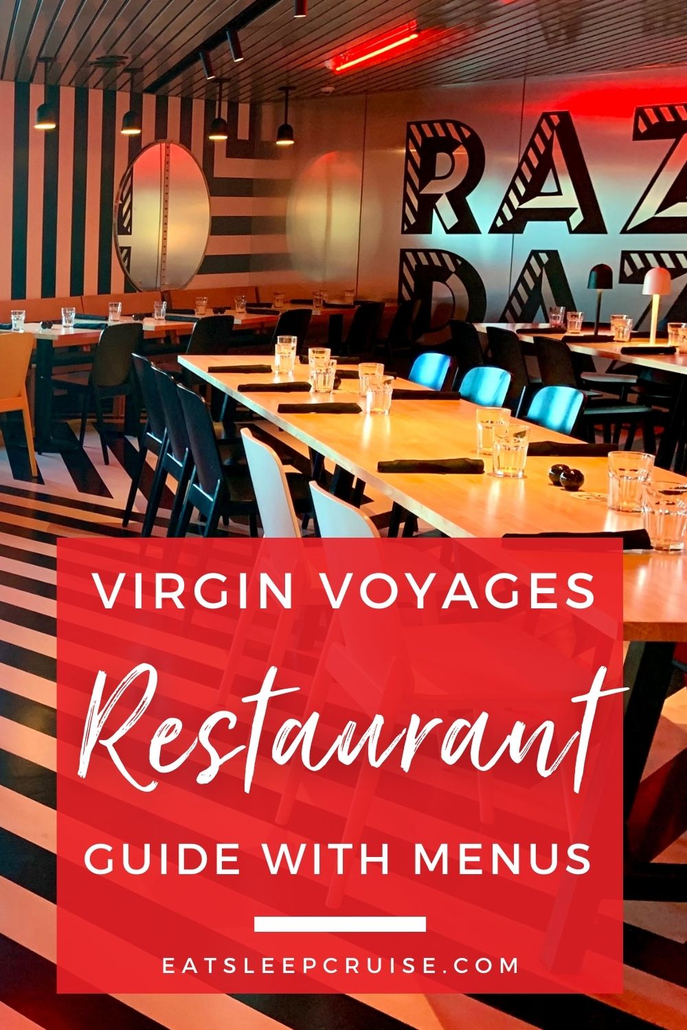 Virgin Voyages Restaurant Guide with MENUS