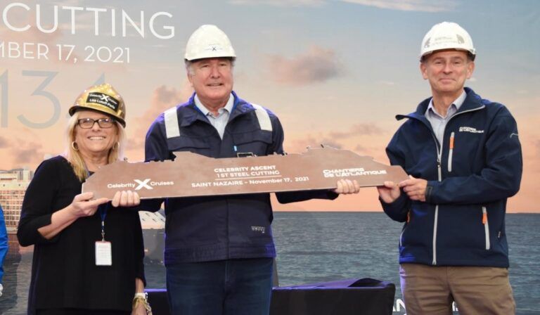 Celebrity Cruises Cuts Steel on Fourth Edge Series Ship