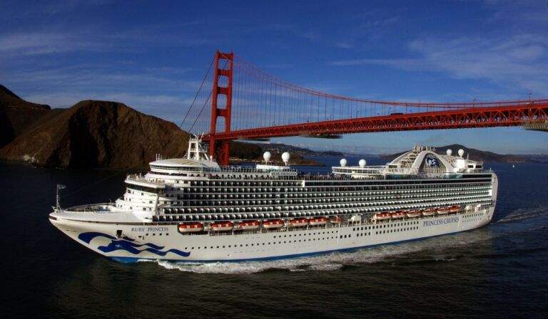 Ruby Princess Debuts at Port of San Francisco