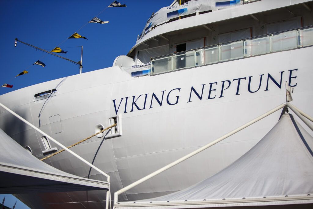 Viking Marks Float Out of Viking Neptune