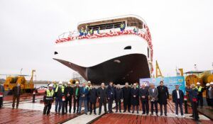 Viking Marks Float Out of Newest Egypt Ship
