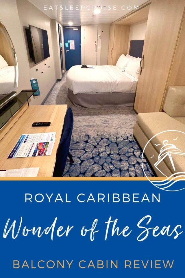 Wonder of the Seas Ocean View Balcony Cabin Review - Eat Sleep Cruise