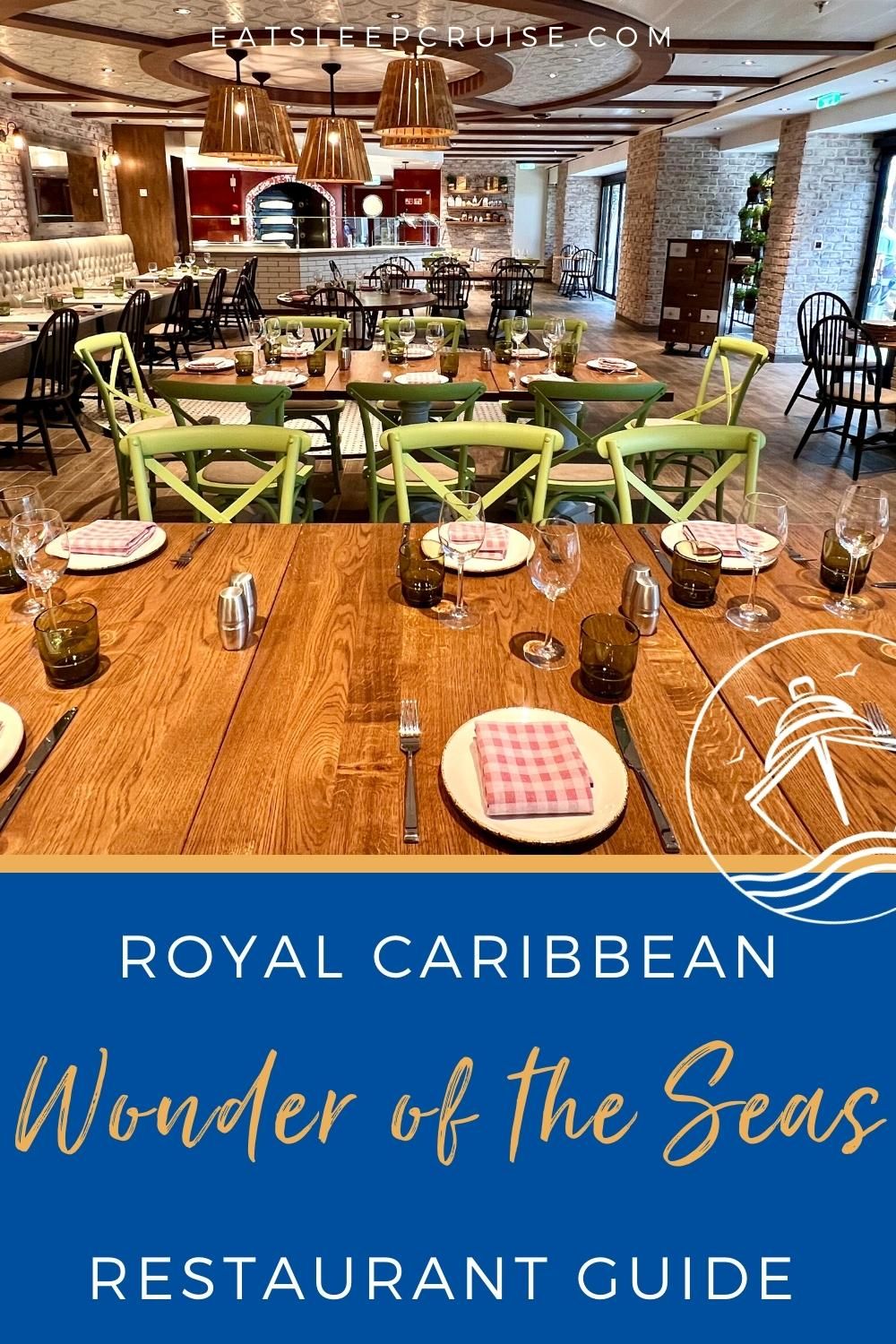 Wonder of the Seas Restaurant Guide
