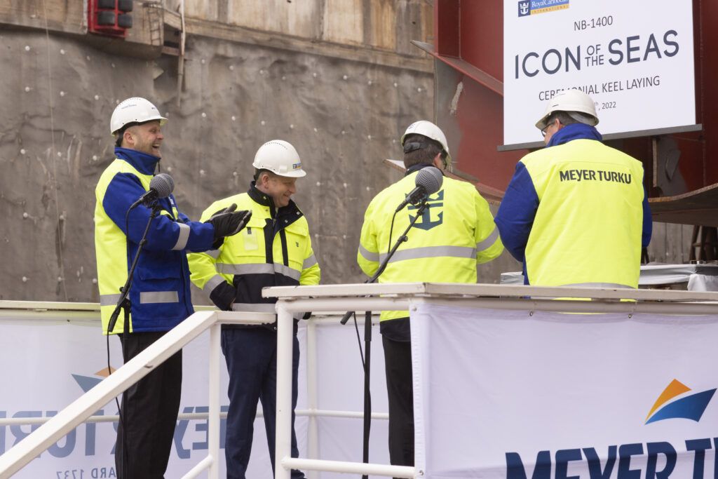 Royal Caribbean Celebrates Keel Laying For New Ship