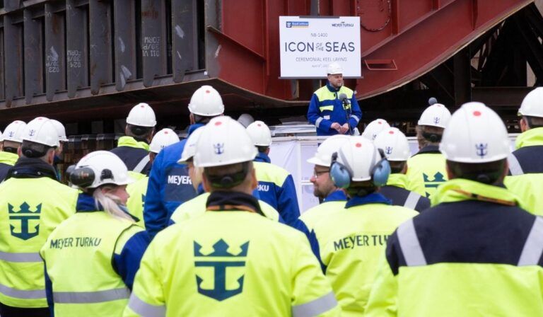 Royal Caribbean Celebrates Keel Laying For New Ship